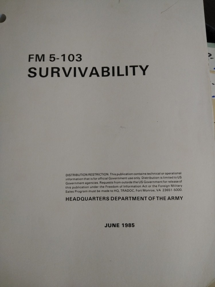 FM 5-103 Survivability Manual 1985