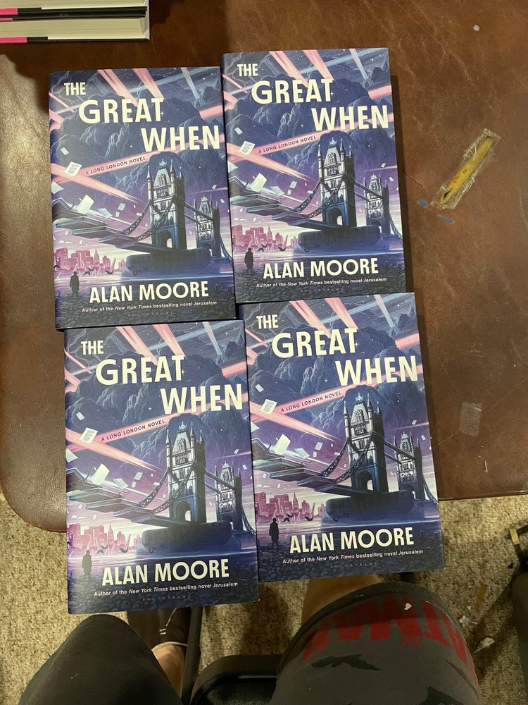 The Great When A Long London Novel Signed Autographed 1st Edition HC Alan Moore