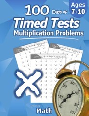 2nd 3rd 4th Grade Math Workbook for Kids Age 7 8 9 10 Multiplication Timed Tests