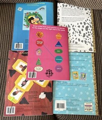 Vtg Sticker Fun Golden Coloring Book Lot Of 5 New Never Used Chip N Dale