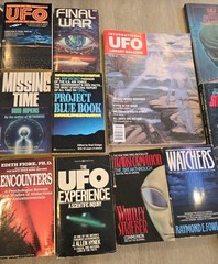 27 Old Vintage UFO Flying Saucer Paperback Book Lot Conspiracy Alien Final War