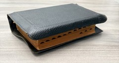 National KJV Bible 1939 Master Guide; Black GENUINE Leather; Indexed; Red Letter