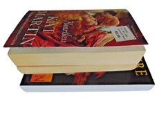 Complete Series Set Heartless/Fire Series by Kat Martin 2 MM & 1 Trade Paperback