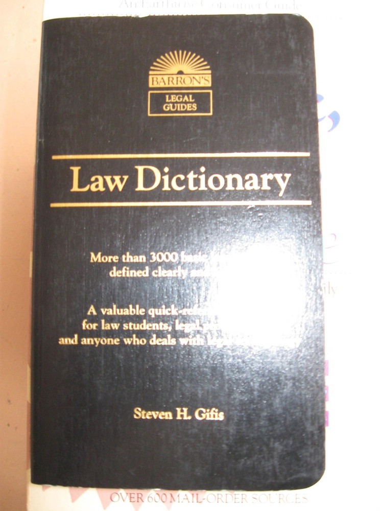 Law Dictionary (Law Dictionary, 4th ed)