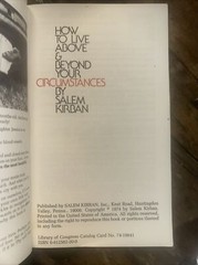 How to live above and beyond your circumstances by Salem Kirban 1974 Paperback