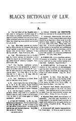BLACKS LAW DICTIONARY-First 1ST Edition 1891-Legal Law Terms Book-Law School-CD