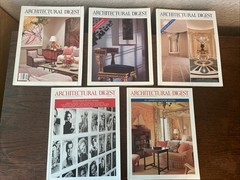 VTG Architectural Digest Lot Of 17 Magazines 1990 1991 1994 Various Mixed