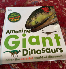 NEW! Amazing Giant Dinosaurs by DK Oversized Book with Foldout Flaps