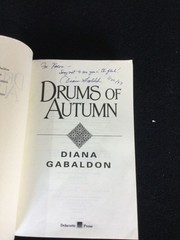 SIGNED-Drums of Autumn Diana Gabaldon 1st Edition 1997 Hardcover-Fmr. Library BK