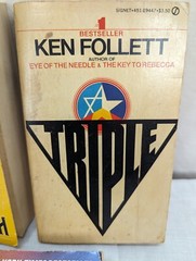 Ken Follet Novels Lot of 3 Triple The Pillars of The Earth & The Hammer of Eden
