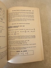 Algebra Two and Trigonometry Dressler Rich Amsco 1972