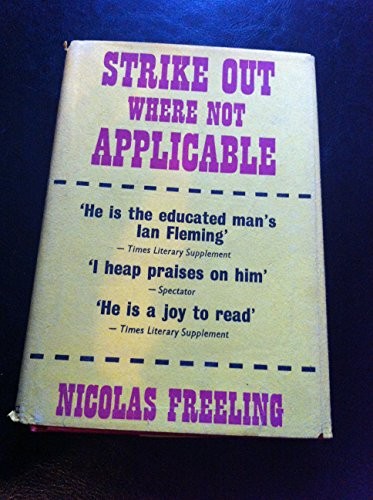 Strike Out Where Not Applicable by freeling, nicolas Book The Fast Free Shipping