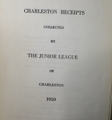 1950 Charleston Receipts Cookbook Vtg 1986 Reprint Junior League Spiral Southern