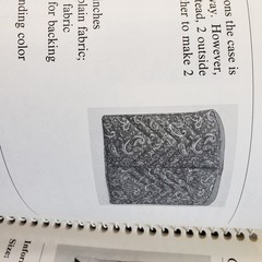 Latge Print Needlecraft Book Mildred Graves Ryan 51 Projects Knit Crochet Needle