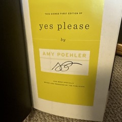 Amy Poehler SIGNED Yes Please