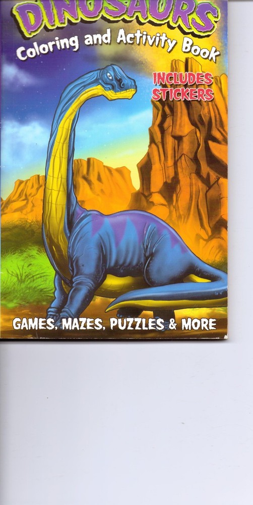 Dinosaurs Coloring & Activity Book