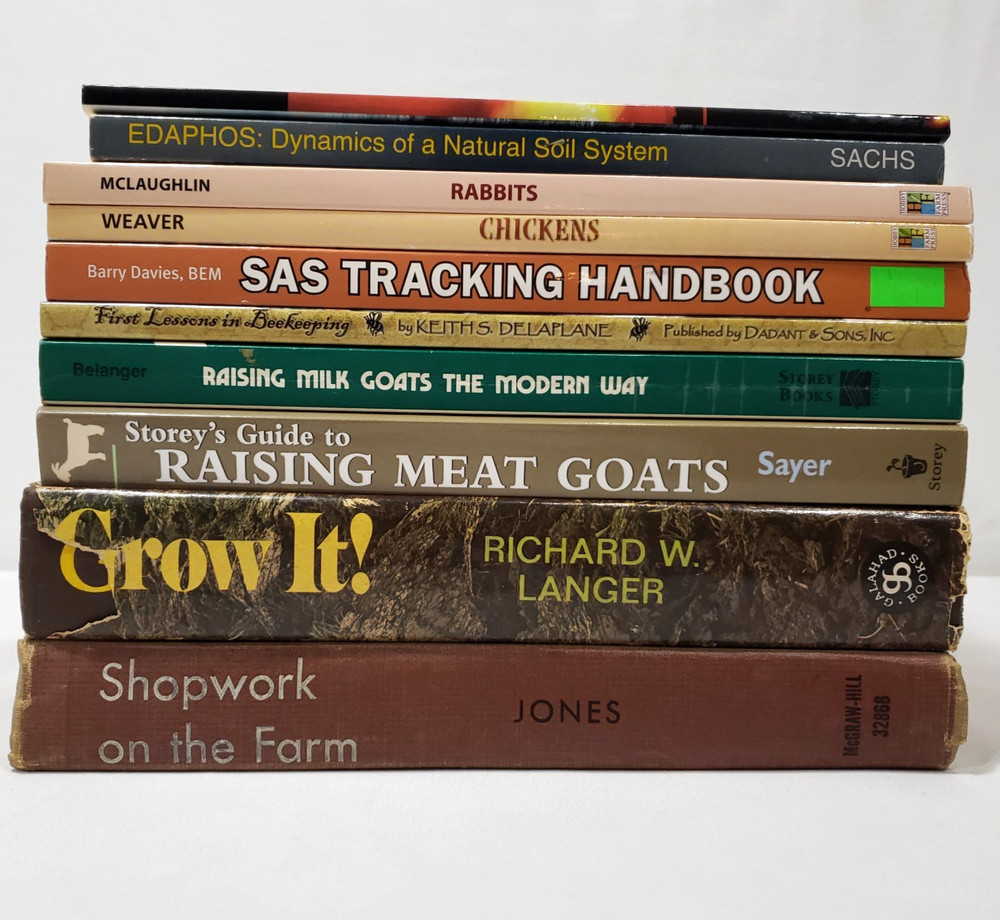 Prepper Books Lot Of 10 Survival Skills Off Grid Hobby Farm Homesteading Guides
