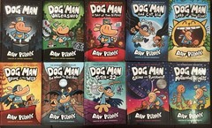 Dog Man Comic Book Set 1-10 Dav Pilkey Scholastic Hardcover