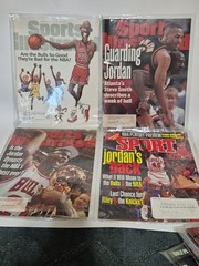 Lot Of 8 Vintage Sports Illustrated Magazine Michael Jordan On Cover 1 Sport