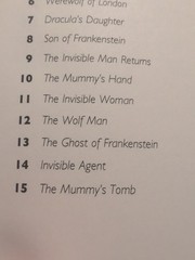 Monster movies By Universal Studios