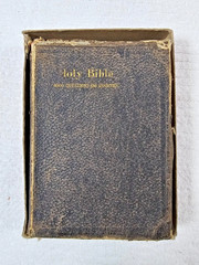 Antique 1901 Holy Bible Revised Version Thomas Nelson Gilt Pages Boxed