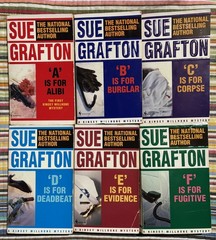 26 Sue Grafton Complete Set A-Y, Plus Kinsey & Me, Female Sleuth Mixed Lot