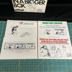KLIBAN IN A BIGGER BOX 4 Book Set Softcover First Print 1970’s Humor Cartooning