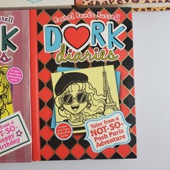Lot of 7 Dork Diaries by Rachel Renee Russell Hardcover 1 2 4 9 10 13 15
