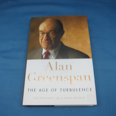Alan GREENSPAN Age of Turbulence Adventures in a New World Signed 2007 HC LN
