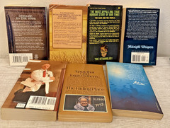 7 Lot Fiction Books Different Authors