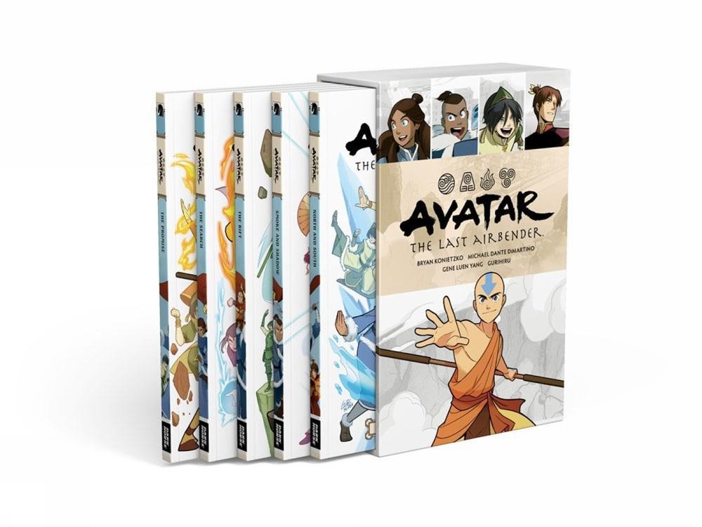 Avatar: The Last Airbender Omnibus Boxed Set by Gene Luen Yang Hardcover Book