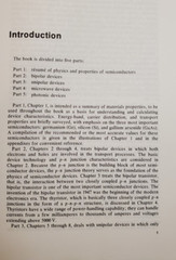 Physics of Semiconductor Devices Second Edition Hardcover Book 1981 S. M. Sze