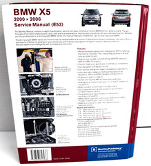 BMW X5 – 2000-2006 3.0i*4.4i*4.6is*4.8is* Service Manual Bentley HC *VERY GOOD*