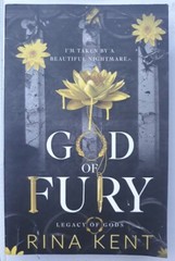 God of Fury by Rina Kent – Legacy of Gods series Book 5 2023 Paperback #BookTok