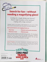THE EVERYTHING LARGE-PRINT TRAVEL WORD SEARCH BOOK FIND By Charles Timmerman New