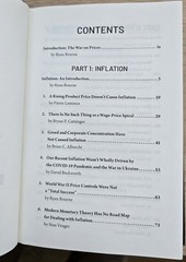 The War on Prices: Edited by Ryan A. Bourne – HC/DJ – ©2024 CATO Institute – New