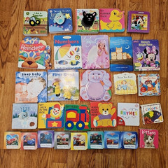30 Children BOARD BOOK Lot Hardcover Baby Toddler Preschool Kids Small