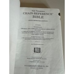 Thompson Chain Reference Bible KJV 5th Improved Ed Morocco Leather 1988 Vintage