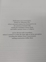 The Second Coming Of Christ Self-realization Fellowship Slip 2 Volumes