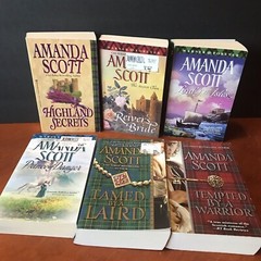 Lot: 5 Amanda Scott Books Paperbacks Galloway Tamed by a Laird Highland Secrets
