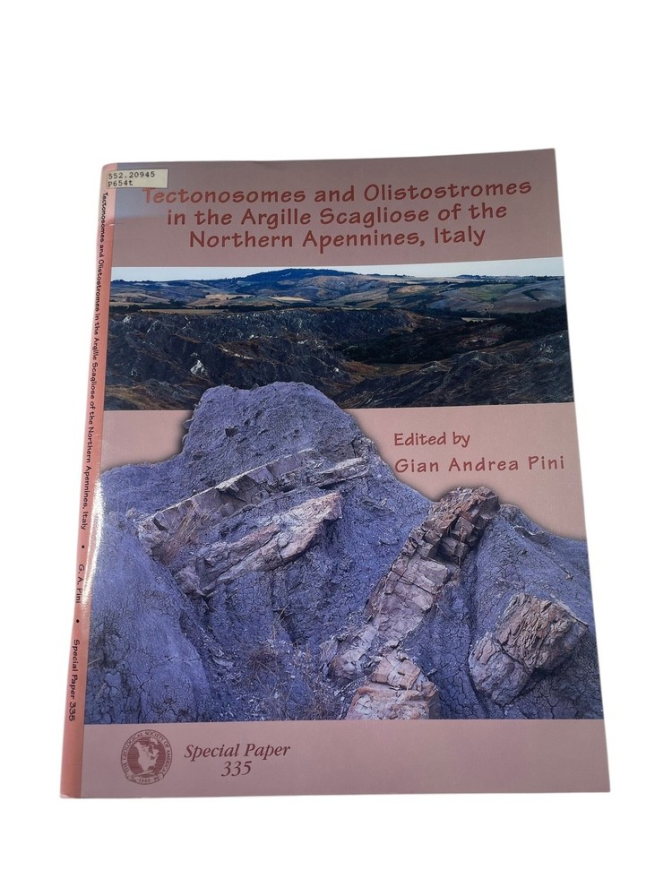 Tectonosomes & Olistostromes Pini 1999 Geology Italy GSA Special Paper 335