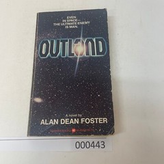 Outland Science Fiction Paperback Book by Alan Dean Foster Warner Books 1981