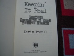 VINTAGE 1997 KEEPIN’ IT REAL BY KEVIN POWELL HARDCOVER FIRST EDITION 237 PAGES