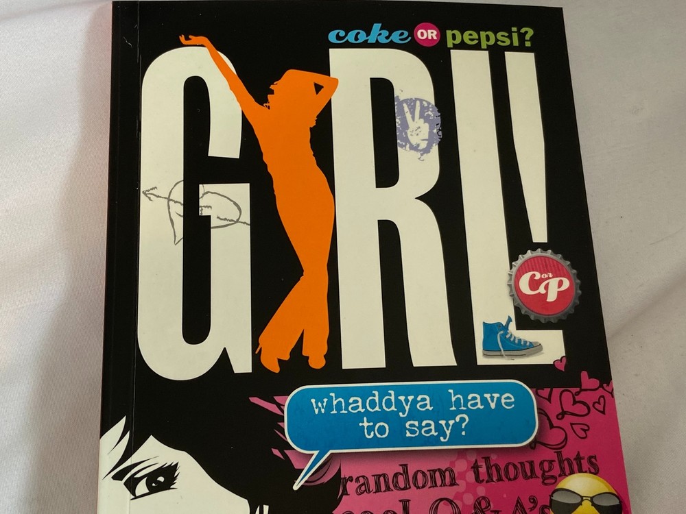 Lot of 2 Coke or Pepsi? Girl! by Mickey Gill Cheryl Book Tween Teacher Prizes