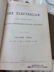 The Electrician Journal 1891–1899 Original Bound Volumes – Choose Volume