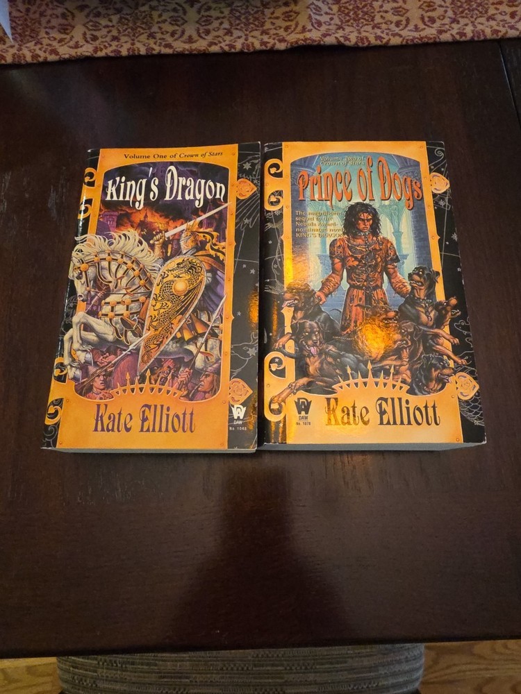 Crown of Stars Books 1 & 2 • King’s Dragon / Prince of Dogs • Kate Elliott PB Lo