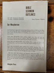 Bible Sermon Outlines by Ian Macpherson – 1966