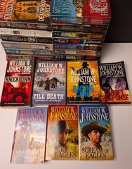 William W Johnstone Western Suspense Lot of 22 PB Books Of Eagles Phoenix Rising