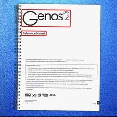 YAMAHA Genos 2 Reference Manual – 172 Pages, STRONG Covers, Steel LOOP Bound