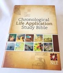 NLT Chronological Life Application Study Bible – Hardcover – tyndale